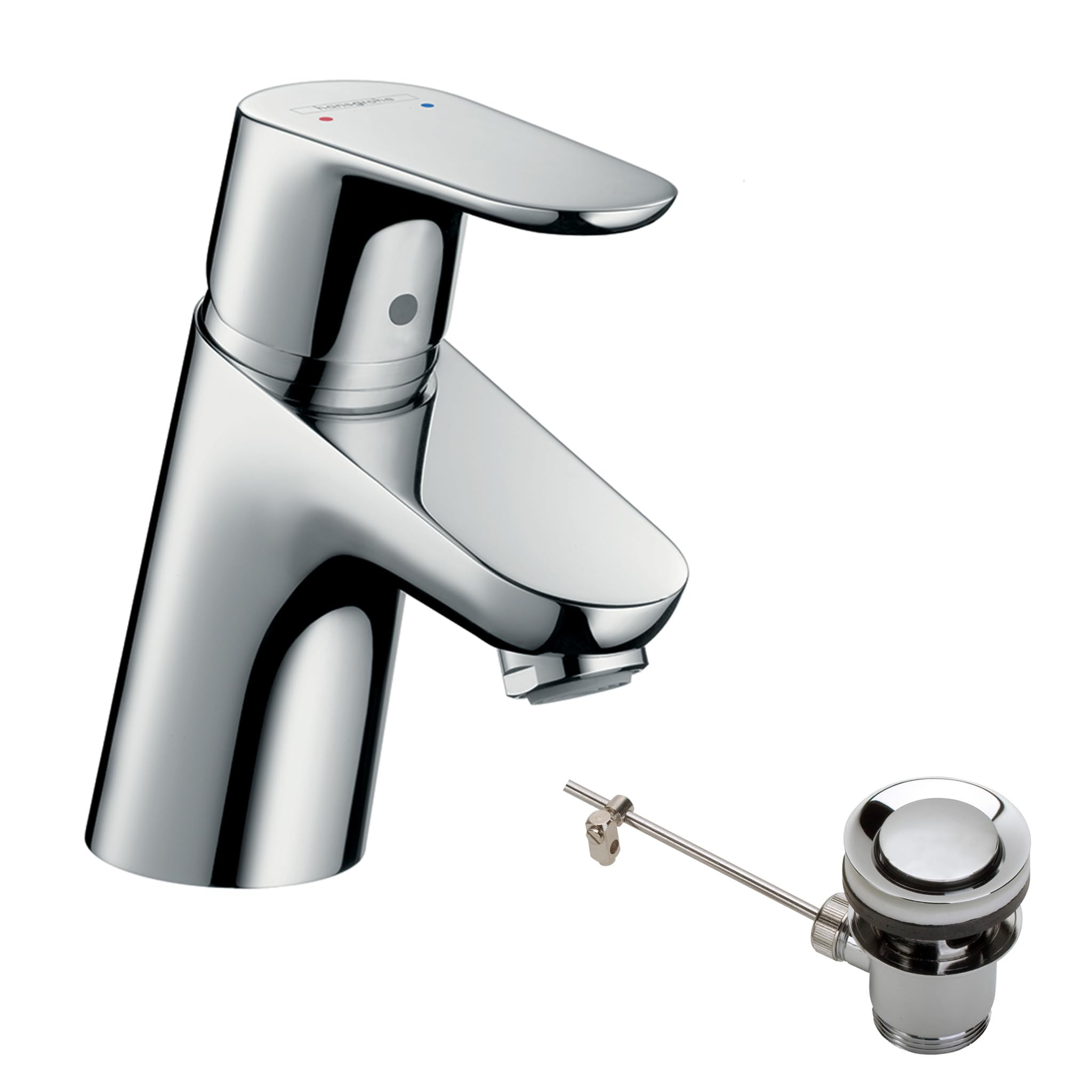 Amazon.com: hansgrohe Focus Basin Mixer tap 70 with pop up Waste